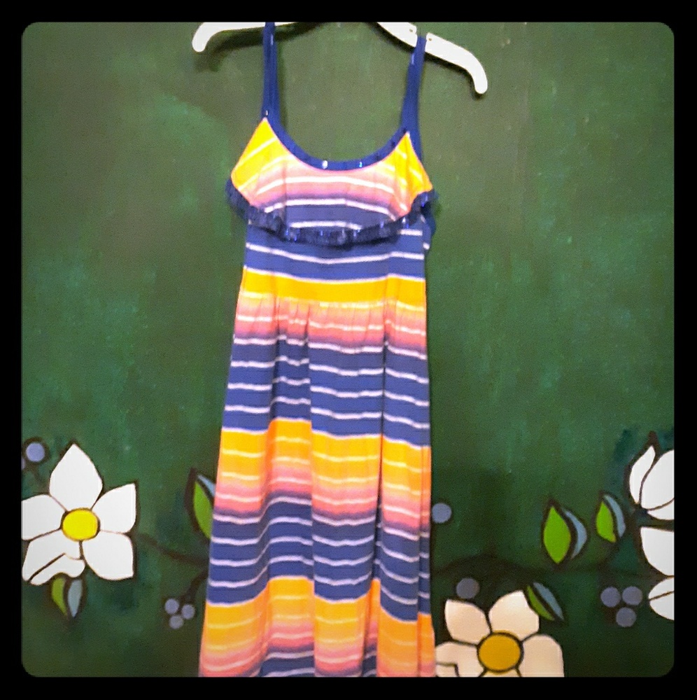 Justice striped sundress
